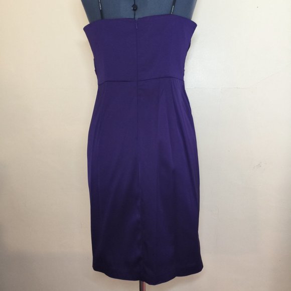 Maggy London NWT Purple Jewel Tone Strapless Formal Dress Size 12 - Picture 7 of 9